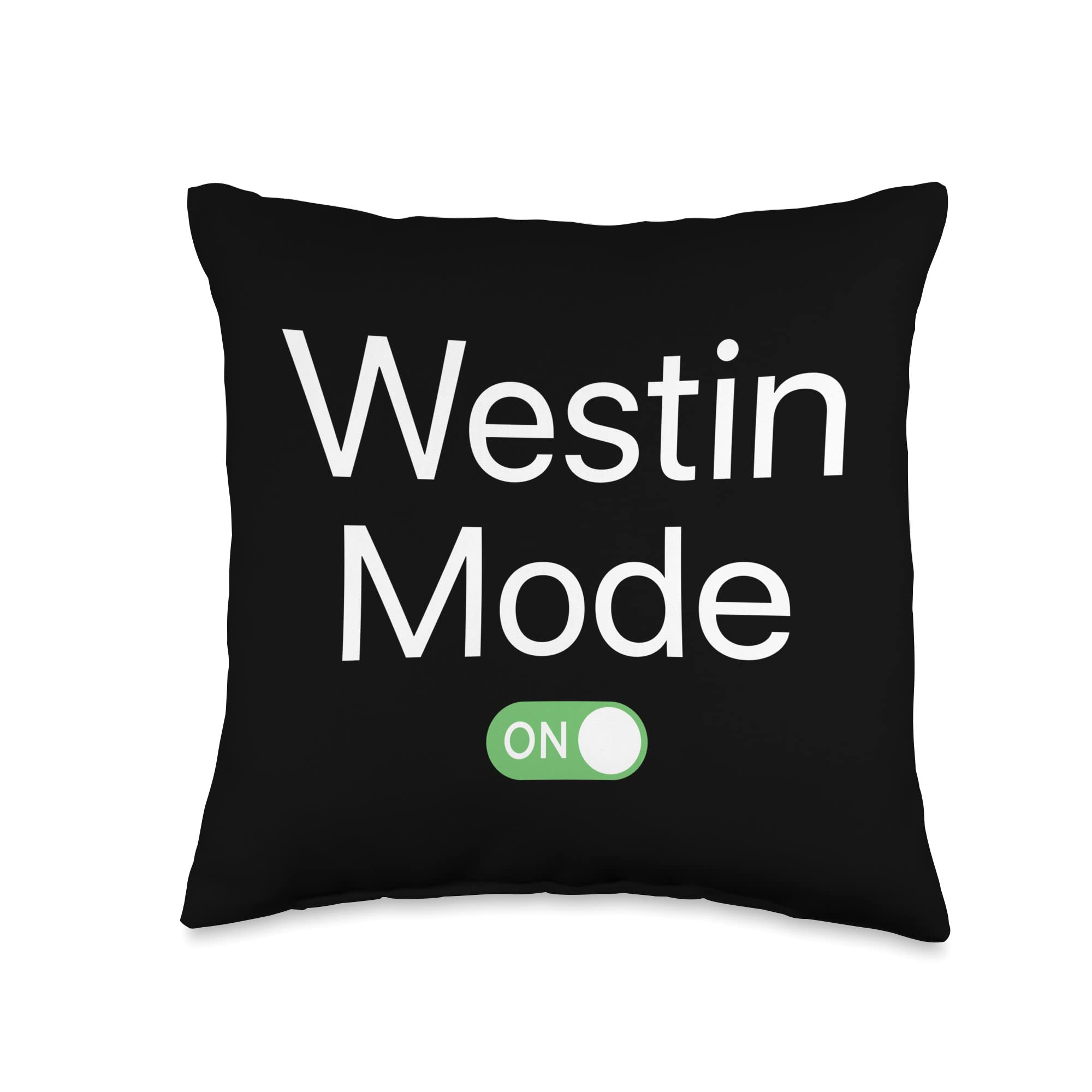 Westin Mode First Name Smartphone Design Novelty Throw Pillow for Decorative Home Use