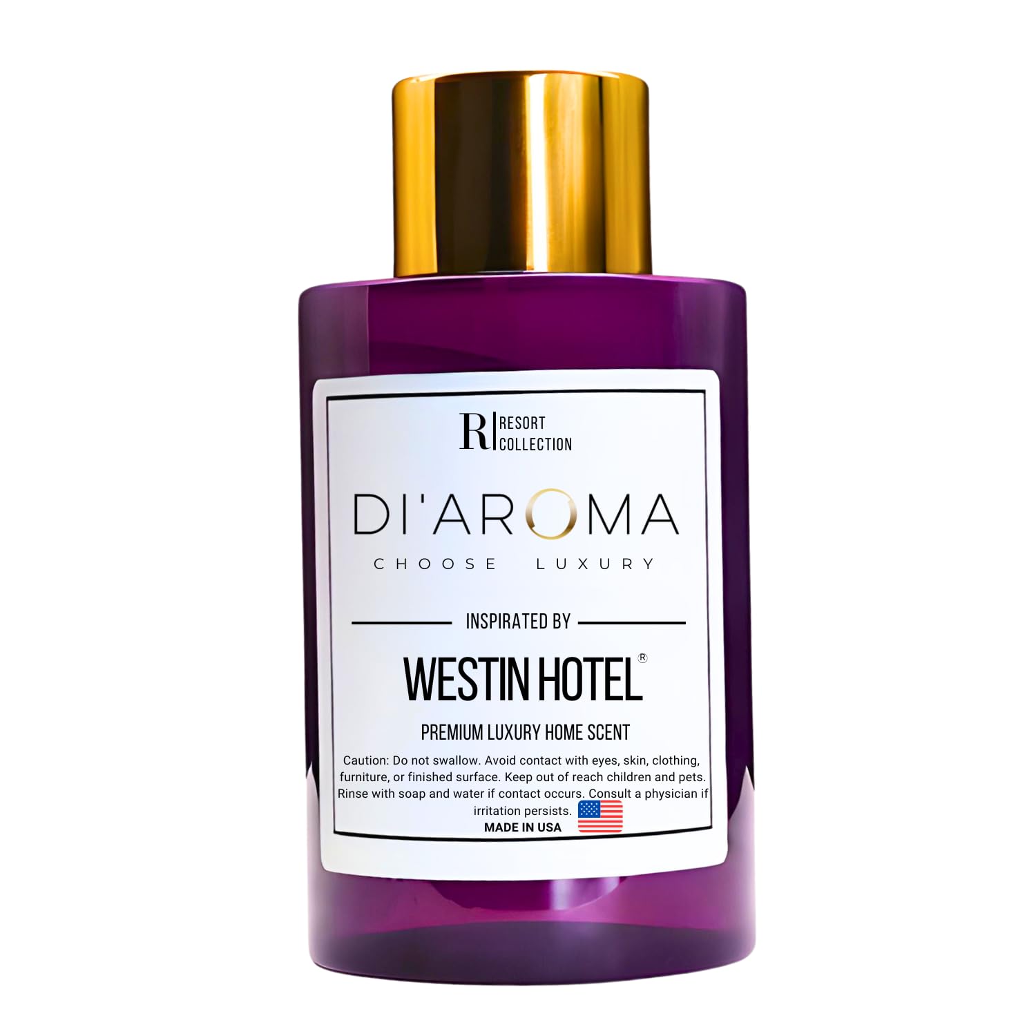 Mystic Romance Westin Hotel Aroma Oil Blend Plastic Purple Bottle 120ml - Resort Collection, Waterless Diffuser Oil, Mad